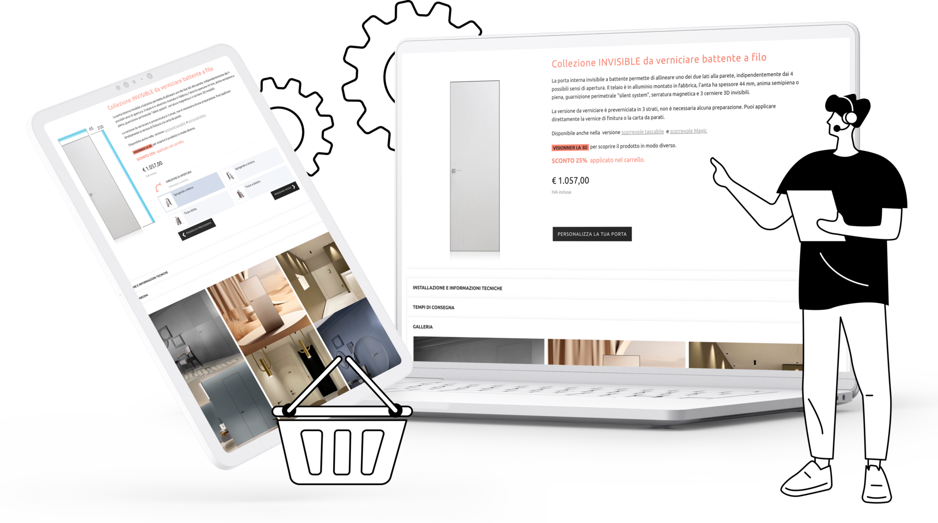 configurador de productos de comercio electrónico